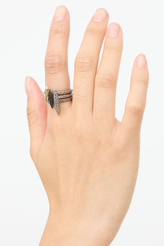 John Hardy Three Piece Spear Ring