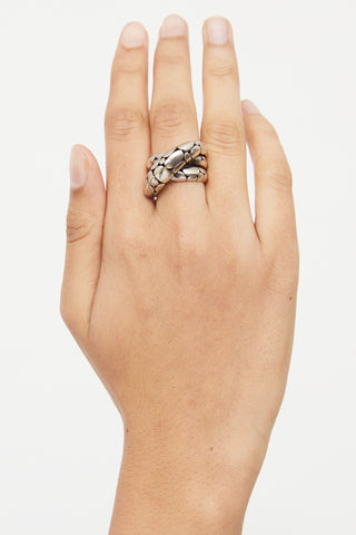 John Hardy Sterling Silver Kali Twist Ring