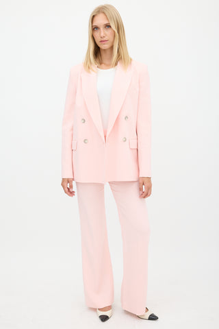 Joseph Pink Double Breasted Two Piece Suit