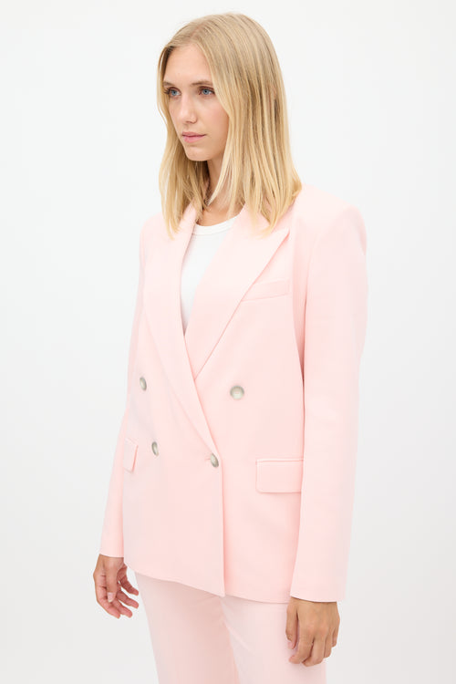 Joseph Pink Double Breasted Two Piece Suit