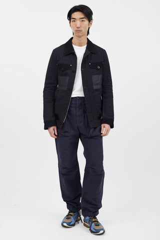 Junya Watanabe Black Panelled Chore Jacket