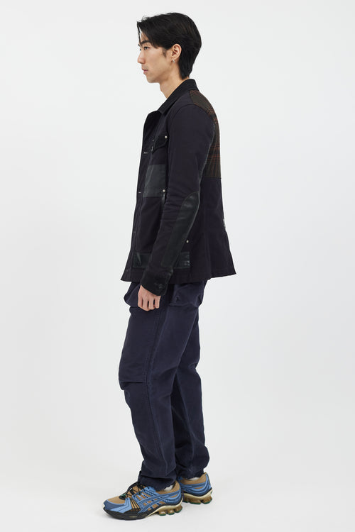 Junya Watanabe Black Panelled Chore Jacket