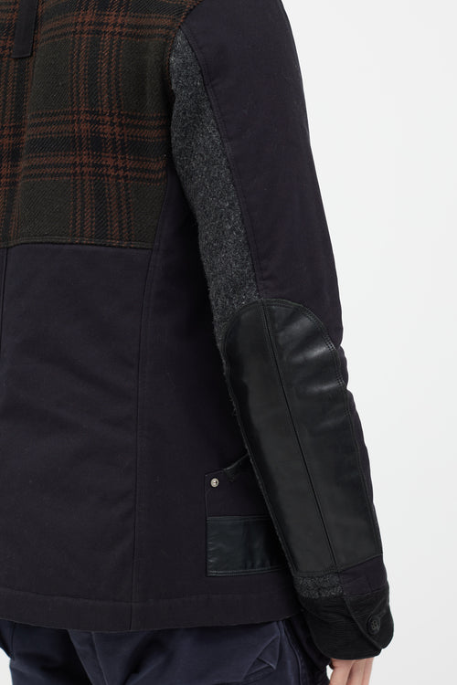 Junya Watanabe Black Panelled Chore Jacket