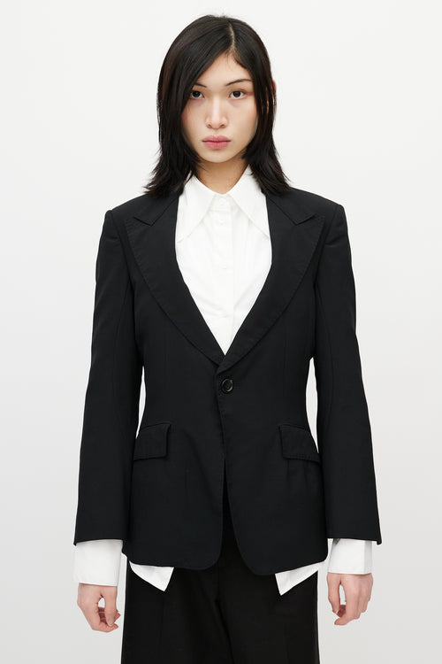 Junya Watanabe Black Wool Blazer