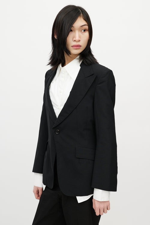 Junya Watanabe Black Wool Blazer