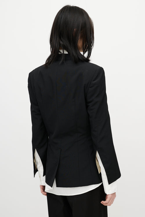 Junya Watanabe Black Wool Blazer