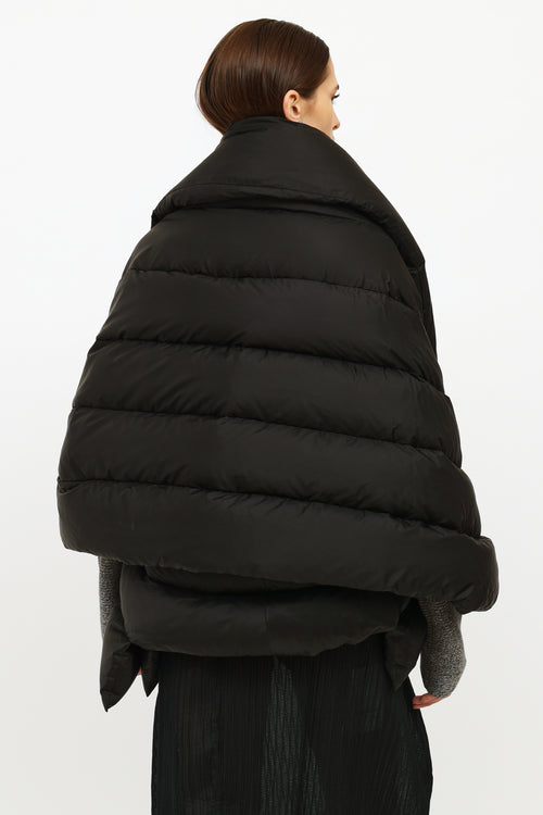 Junya Watanabe Black Sleeveless Down Vest