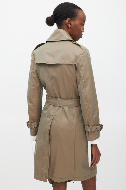 Junya Watanabe FW 2006 Iridescent Green Trench Coat