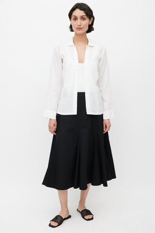 Junya Watanabe White Linen Shirt