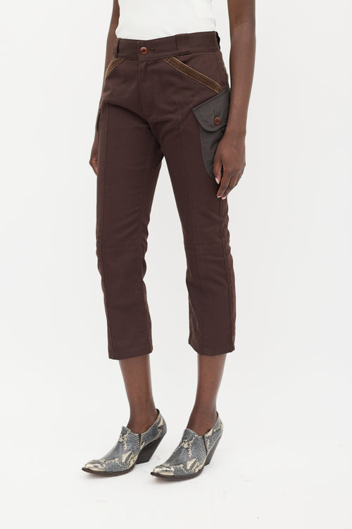 Junya Watanabe X Dickies Brown Cargo Trouser