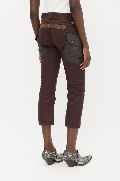 Junya Watanabe X Dickies Brown Cargo Trouser