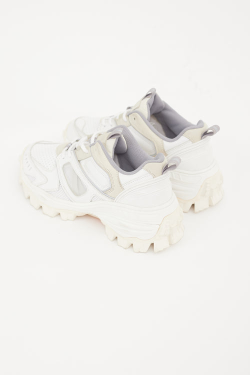 Juun.J White 
Beige Chunky Platform Sneaker