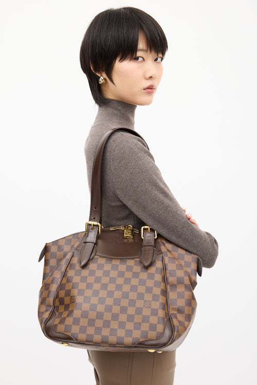 Louis Vuitton 2010 Brown Damier Ebene Verona MM Bag