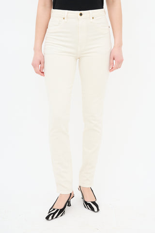 Khaite Vanessa Slim Leg Jeans