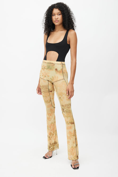 KNWLS Yellow Halcyon Floral Tight