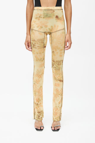 KNWLS Yellow Halcyon Floral Tight