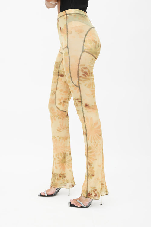 KNWLS Yellow Halcyon Floral Tight