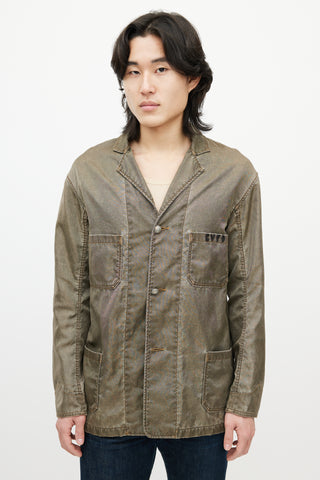 Kapital Green Waxed Jacket