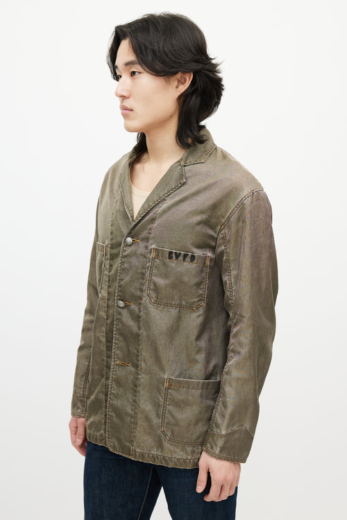 Kapital Green Waxed Jacket