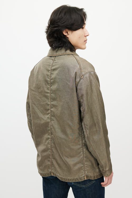 Kapital Green Waxed Jacket