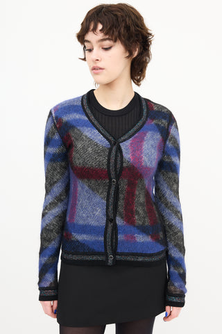 Kenzo Glitter Mohair Cardigan