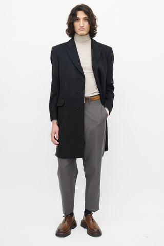 Kenzo Grey Wool Coat