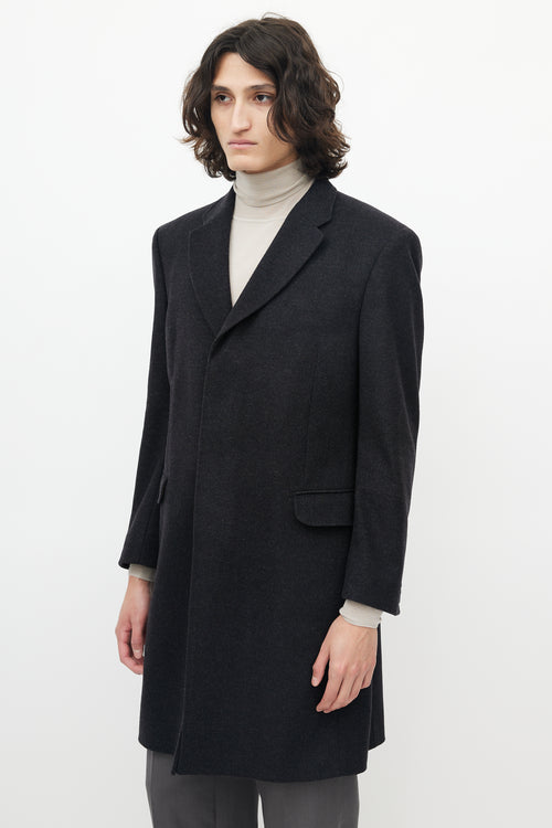 Kenzo Grey Wool Coat