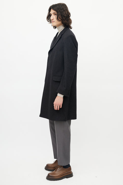 Kenzo Grey Wool Coat