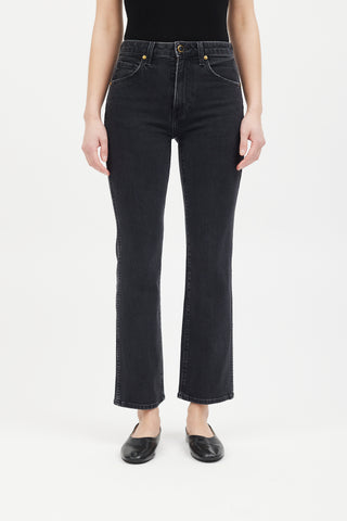 Khaite Washed Black Vivian Jeans