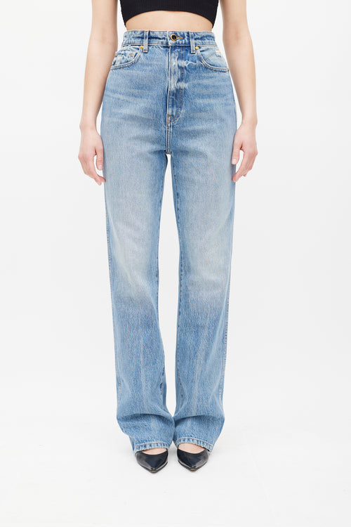 Khaite Medium Wash Danielle Jeans