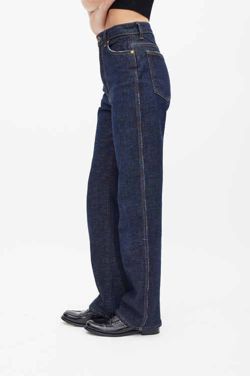 Khaite Raw Denim Danielle Jeans