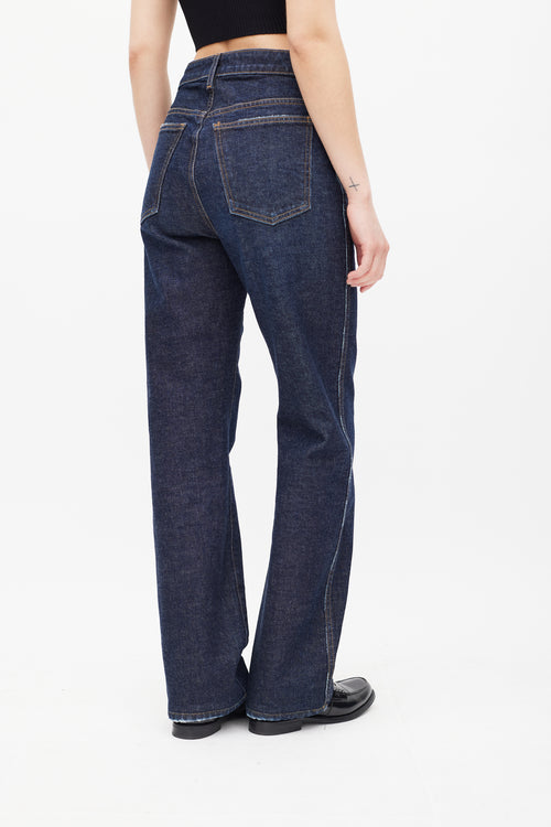 Khaite Raw Denim Danielle Jeans