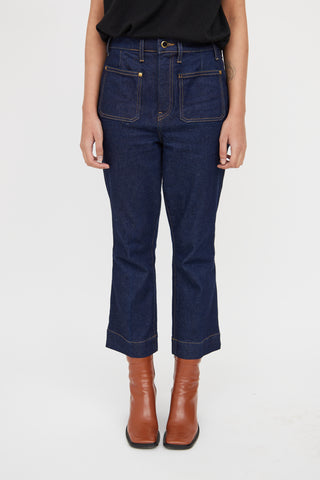 Khaite Dark Wash Raquel Blue Jeans