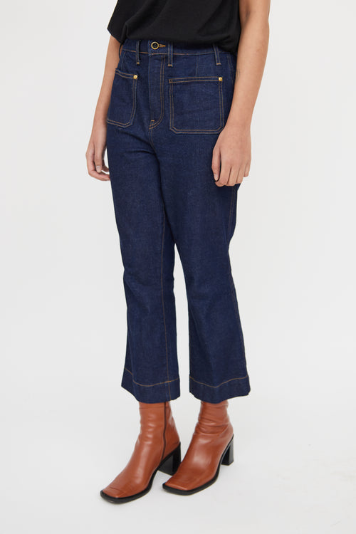 Khaite Dark Wash Raquel Blue Jeans