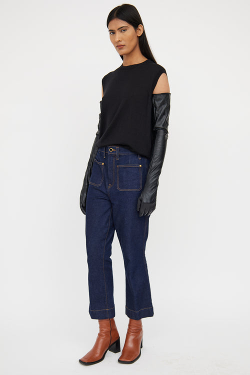 Khaite Dark Wash Raquel Blue Jeans