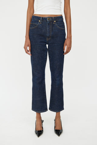 Khaite Dark Wash Vivian Blue Jean