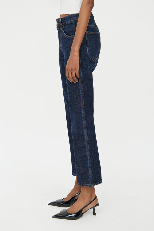 Khaite Dark Wash Vivian Blue Jean