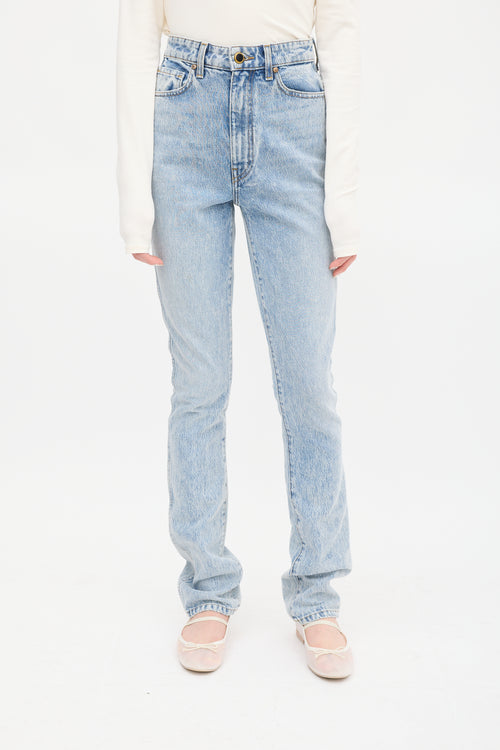 Khaite Light Wash Daria Skinny Jeans