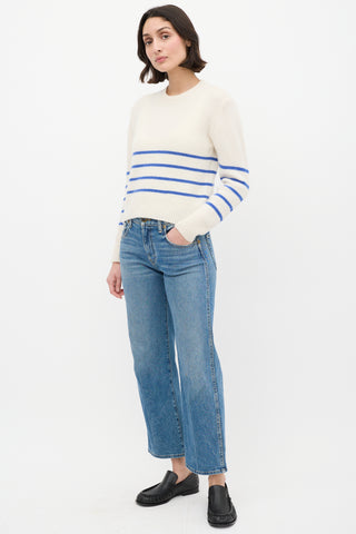 Khaite Light Wash Wendell Straight Leg Jeans