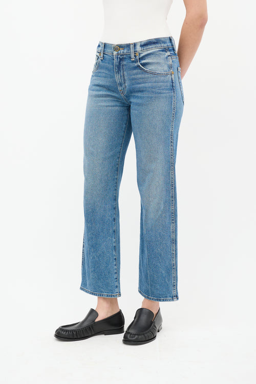 Khaite Light Wash Wendell Straight Leg Jeans