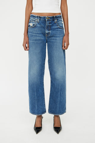 Khaite Medium Wash Kerrie Blue Jean