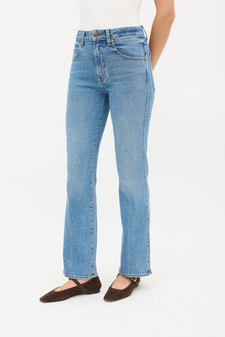 Khaite Medium Wash Vivian Jeans