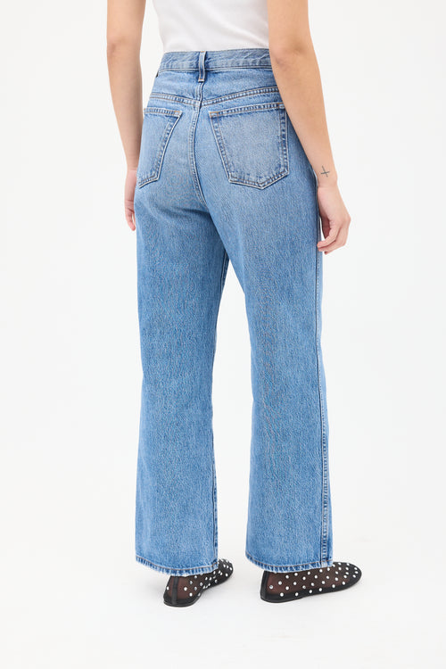 Khaite Light Wash Jordan Straight Leg Jeans