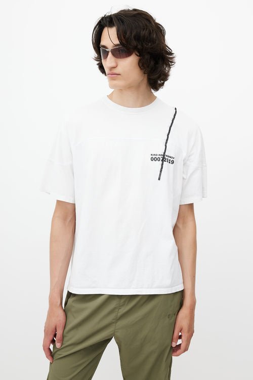 Kiko Kostadinov White 
Multicolour 00072019 Logo T-Shirt