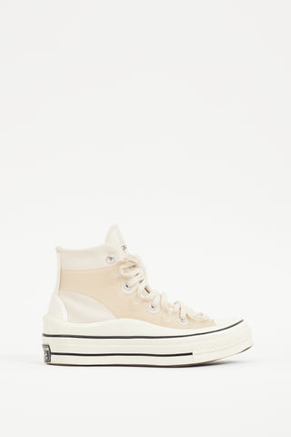 Converse X Kim Jones Cream Platform Sneaker