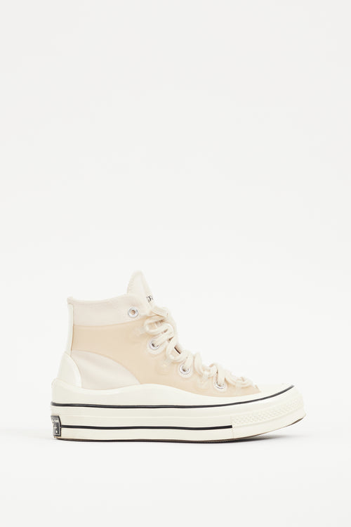 Converse X Kim Jones Cream Platform Sneaker