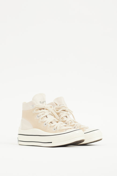 Converse X Kim Jones Cream Platform Sneaker