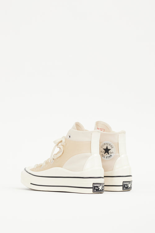 Converse X Kim Jones Cream Platform Sneaker