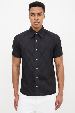 Kohshin Satoh Diamond Patch Shirt