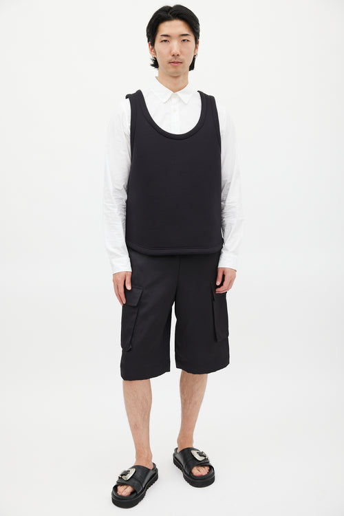 Kris Van Assche Black Neoprene Vest